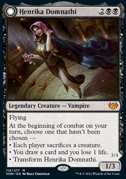 Henrika Domnathi // Henrika, höllische Seherin VOW-119 Mythic Near Mint Deutsch