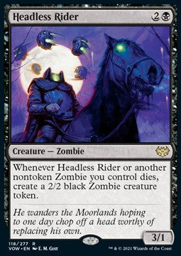 Headless Rider VOW-118 Rare Excellent Englisch