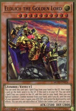 Eldlich der goldene Lord MGED-024 Premium Gold Rare Near Mint Deutsch 1. Auflage