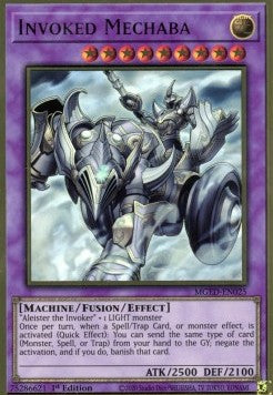 Beschworener Mechaba MGED-025 Premium Gold Rare Near Mint Deutsch 1. Auflage