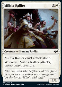 Miliz-Zusammentrommlerin VOW-24 Common Excellent Englisch Foil