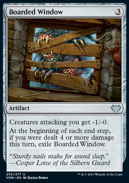 Verbarrikadiertes Fenster VOW-253 Uncommon Near Mint Englisch Foil