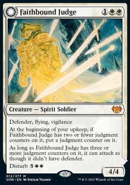 Glaubenstreuer Richter // Richtspruch des Sünders VOW-12 Mythic Near Mint Deutsch