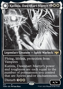 Katilda, Dawnhart Martyr // Katilda's Rising Dawn XVOW-317 Rare Excellent Englisch