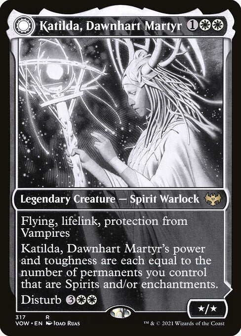 Katilda, Dawnhart Martyr // Katilda's Rising Dawn XVOW-317 Rare Excellent Englisch