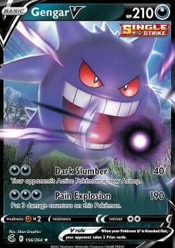 Gengar V FST-156 Ultra Rare Excellent Deutsch