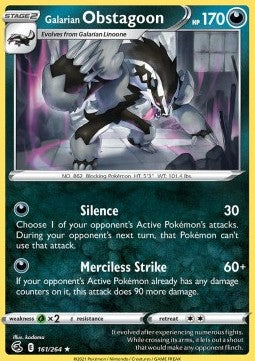 Galar-Barrikadax FST-161 Holo Rare Excellent Deutsch