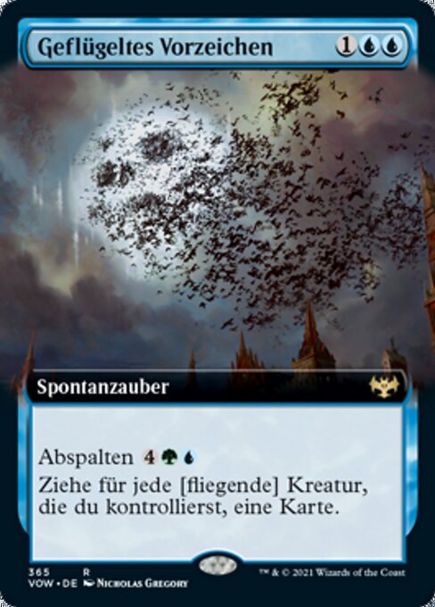 Geflügeltes Vorzeichen XVOW-365 Near Mint Deutsch