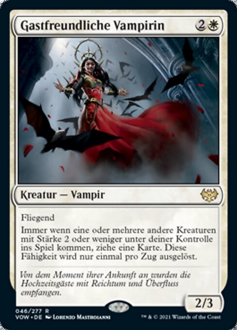 Gastfreundliche Vampirin VOW-46 Rare Excellent Deutsch Foil