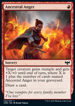Ancestral Anger VOW-142 Common Near Mint Englisch
