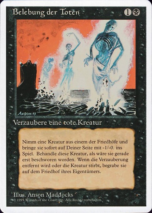 Belebung der Toten 4ED- Uncommon Good Deutsch