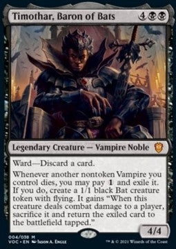 Timothar, Baron of Bats VOC-4 Mythic Near Mint Englisch Foil