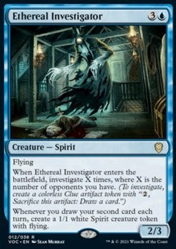 Ethereal Investigator VOC-12 Rare Near Mint Englisch
