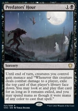 Predators' Hour VOC-21 Rare Excellent Englisch