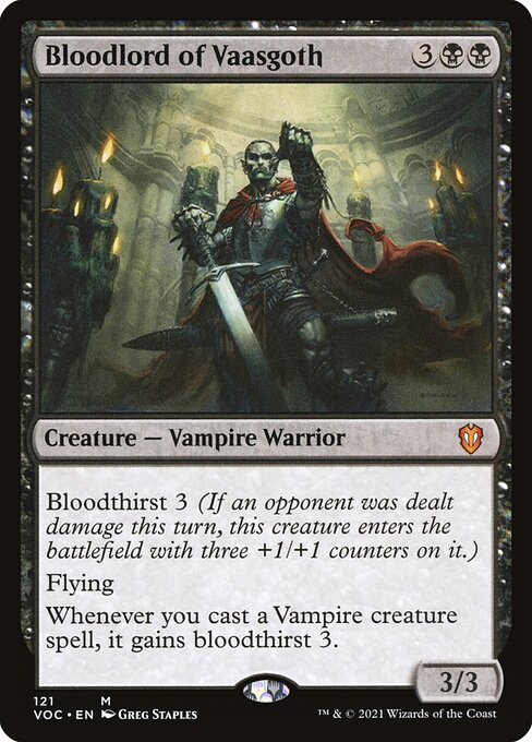 Bloodlord of Vaasgoth VOC-121 Mythic Near Mint Englisch