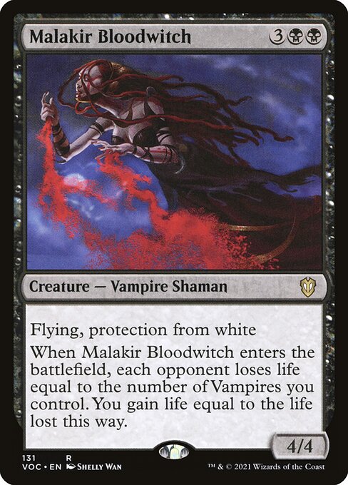 Malakir Bloodwitch VOC-131 Rare Near Mint Englisch