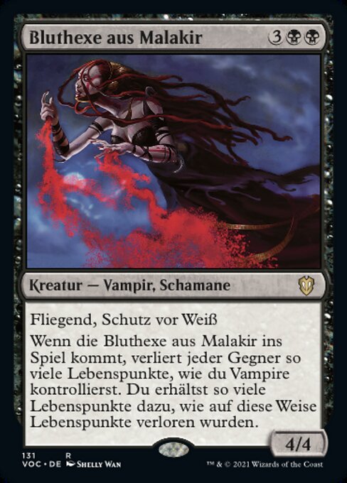 Bluthexe aus Malakir VOC-131 Rare Near Mint Deutsch