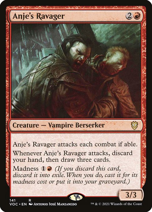 Anje's Ravager VOC-141 Rare Excellent Englisch