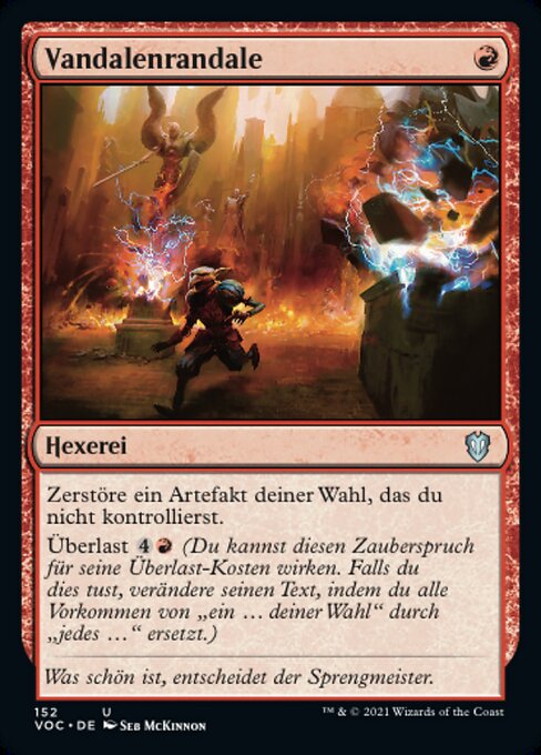 Vandalenrandale VOC-152 Uncommon Excellent Deutsch