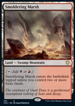 Smoldering Marsh VOC-183 Rare Excellent Englisch