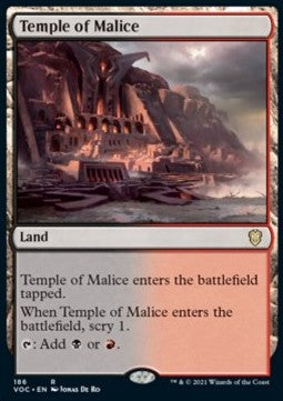 Temple of Malice VOC-186 Rare Near Mint Englisch
