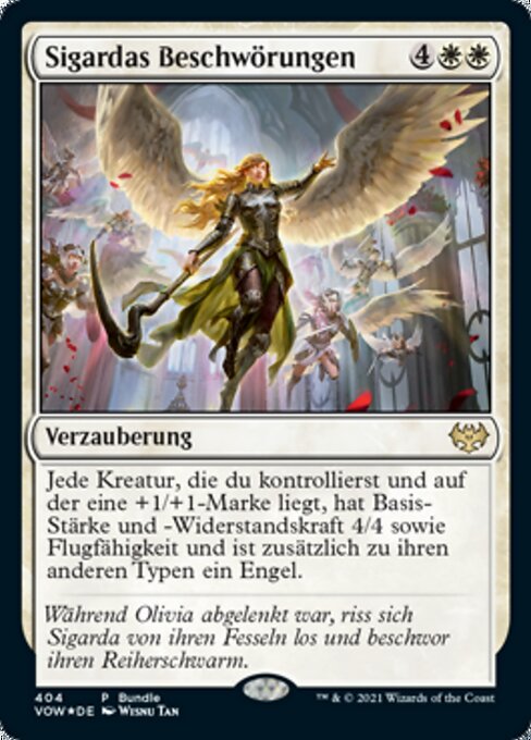 Sigardas Beschwörungen (V.2) PVOW-404 Rare Excellent Deutsch Foil