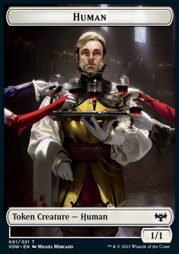 Human Token (White 1/1) XVOW-T01 Token Excellent Englisch Foil