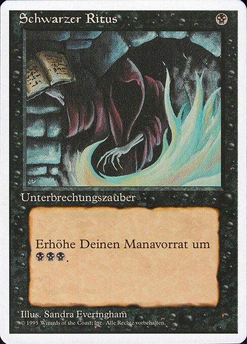 Schwarzer Ritus 4ED- Common Played Deutsch