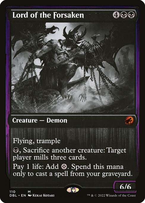 Lord of the Forsaken DBL-110 Mythic Near Mint Englisch