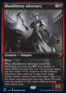 Bloodthirsty Adversary DBL-129 Mythic Near Mint Englisch