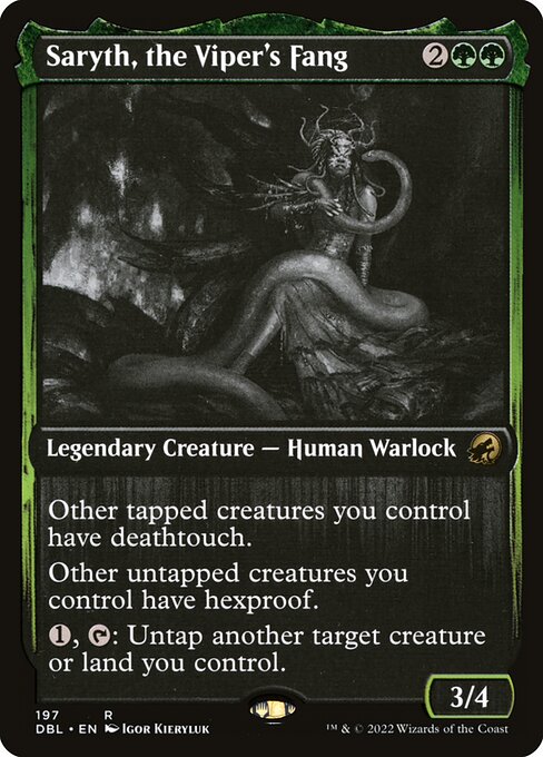 Saryth, the Viper's Fang DBL-197 Mythic Near Mint Englisch