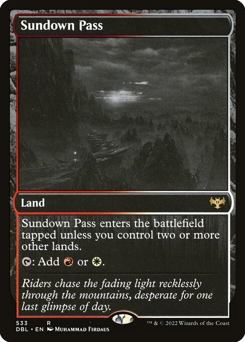 Sundown Pass DBL-533 Rare Near Mint Englisch