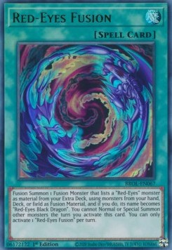 Rotäugige Fusion BROL-DE067 Ultra Rare Near Mint Deutsch 1. Auflage