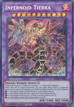 Infernoid Tierra BROL-082 Secret Rare Good Deutsch 1. Auflage