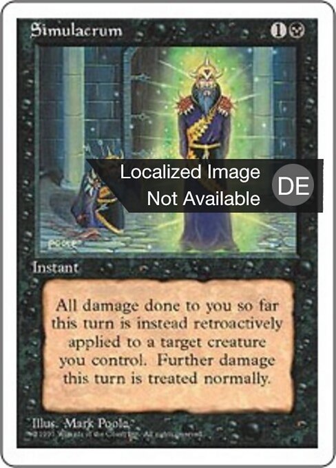 Simulakrum 4ED- Uncommon Played Deutsch