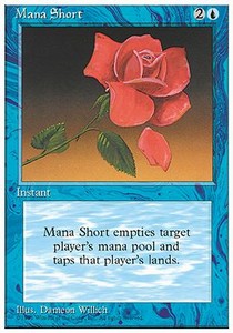 Mana Short 4ED- Rare Light Played Englisch