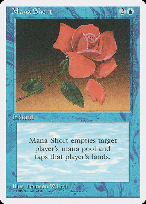 Mana Short 4ED- Rare Light Played Englisch