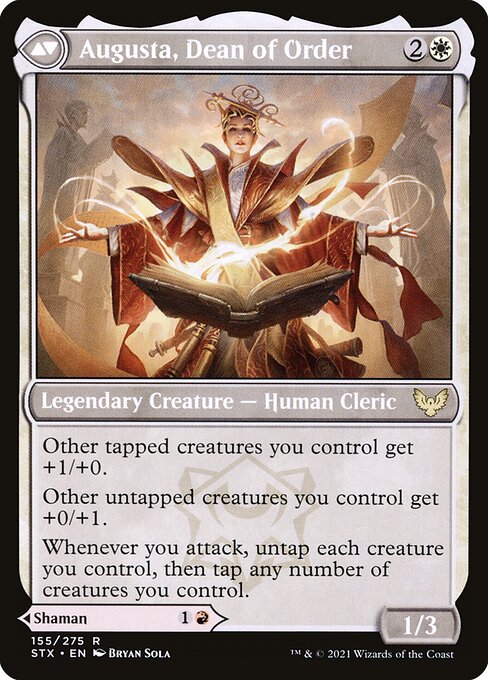 Plargg, Dean of Chaos // Augusta, Dean of Order - Back Face