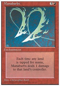 Manabarbs 4ED- Rare Good Englisch