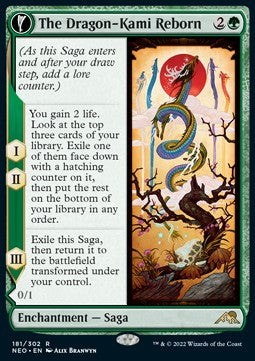 Wiedergeburt des Drachen-Kami // Ei des Drachen-Kami NEO-181 Rare Excellent Deutsch