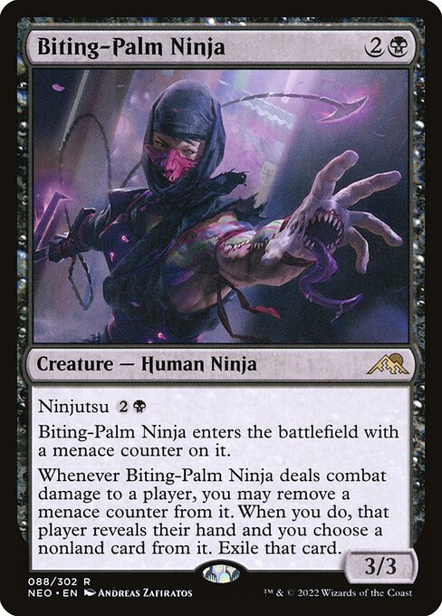 Bisshand-Ninja NEO-88 Rare Near Mint Englisch