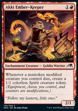 Akki-Gluthüter NEO-130 Common Near Mint Deutsch Foil
