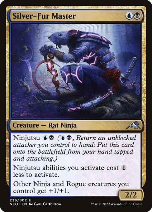 Silver-Fur Master NEO-236 Uncommon Near Mint Englisch Foil