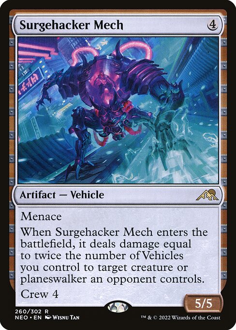 Surgehacker Mech NEO-260 Rare Near Mint Englisch