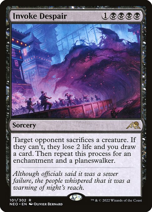 Invoke Despair NEO-101 Rare Excellent Englisch Foil