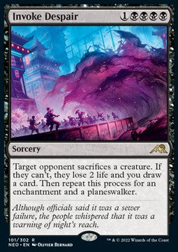 Anrufung der Verzweiflung NEO-101 Rare Excellent Deutsch