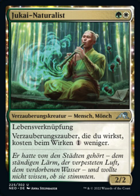 Jukai-Naturalist NEO-225 Uncommon Near Mint Deutsch Foil