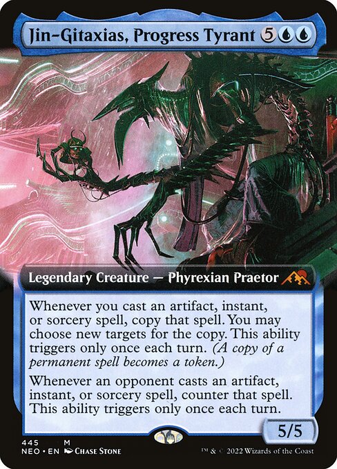 Jin-Gitaxias, Progress Tyrant XNEO-445 Mythic Near Mint Englisch