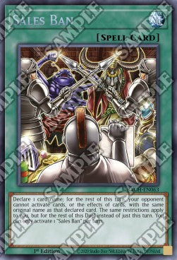 Verkaufsverbot BACH-063 Secret Rare Excellent Deutsch 1. Auflage