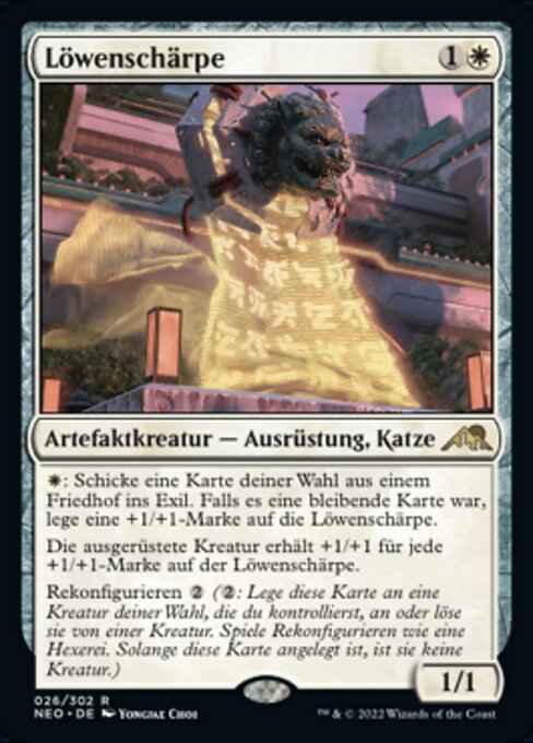 Löwenschärpe NEO-26 Rare Excellent Deutsch Foil